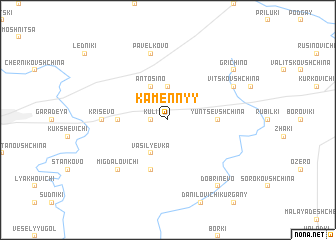 map of Kamennyy