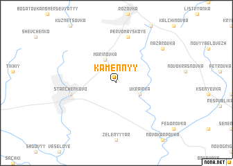 map of Kamennyy