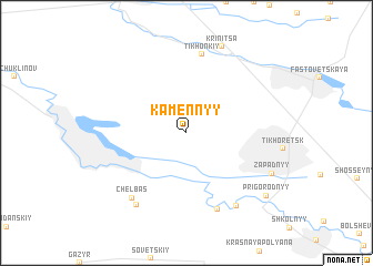 map of Kamennyy