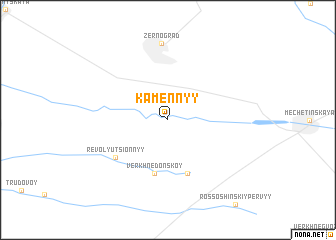 map of Kamennyy