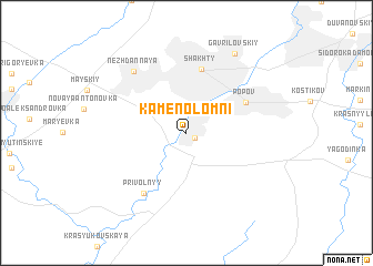 map of Kamenolomni