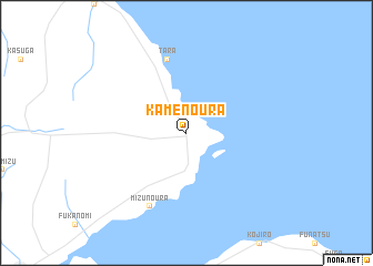 map of Kamenoura