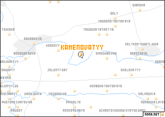 map of Kamenovatyy
