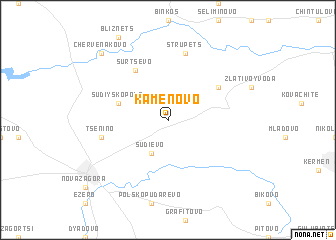 map of Kamenovo