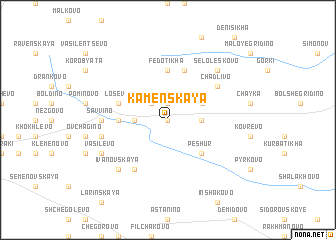 map of Kamenskaya