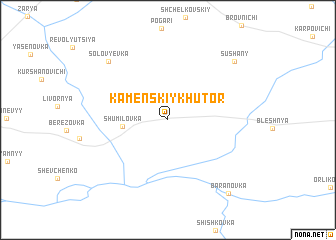 map of Kamenskiy Khutor