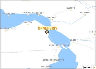 map of Kamenskiy