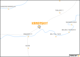 map of Kamenskiy