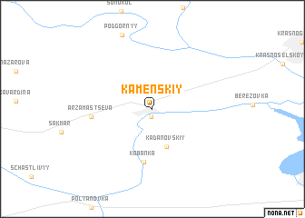 map of Kamenskiy