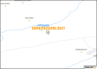map of Kamensk-Uralʼskiy