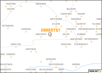 map of Kamentsy