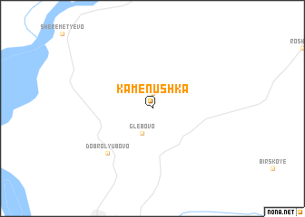 map of Kamenushka
