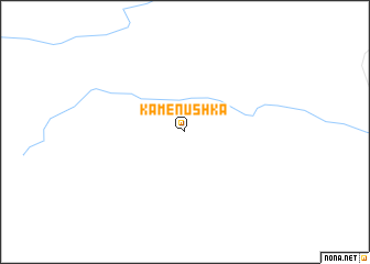 map of Kamenushka