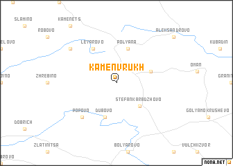 map of Kamen Vrŭkh