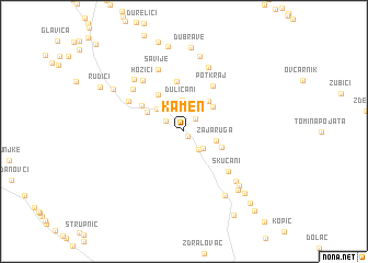 map of Kamen