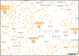 map of Kamen