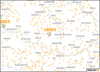 map of Kamen