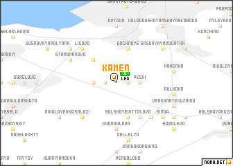 map of Kamen\