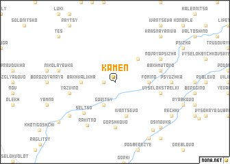 map of Kamen\