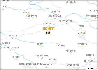 map of Kamen\