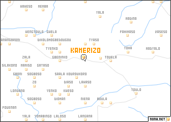 map of Kamérizo