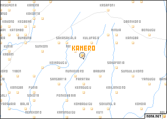 map of Kamero