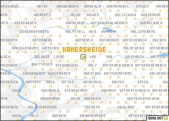 map of Kämersheide