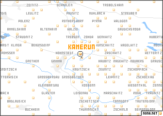 map of Kamerun