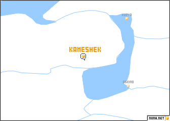 map of Kameshek