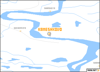 map of Kameshkovo