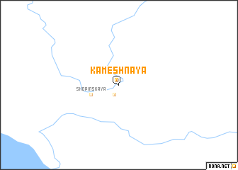 map of Kameshnaya