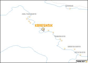 map of Kameshnik