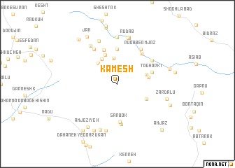 map of Kamesh