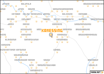 map of Kamessing