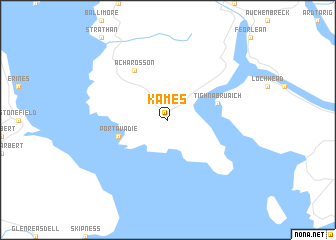 map of Kames