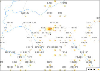 map of Kame