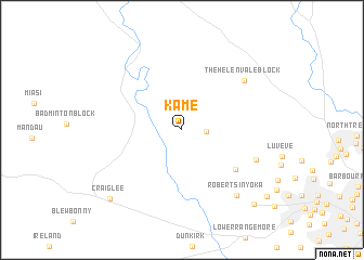 map of Kame