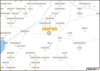 map of Kamfani
