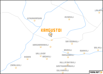 map of Kām Gustoi