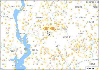 map of Kamhāl