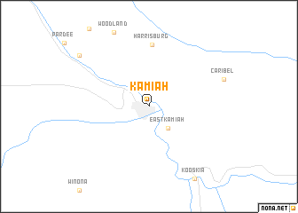 map of Kamiah