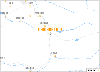 map of Kami-akatani