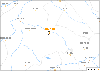 map of Kamia