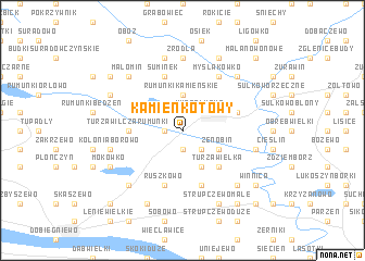 map of Kamień Kotowy