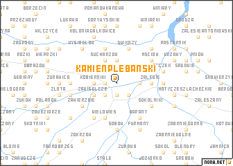 map of Kamień Plebański