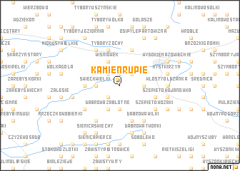 map of Kamień Rupie