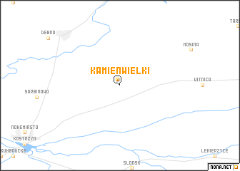 map of Kamień Wielki