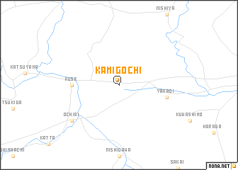 map of Kami-gōchi