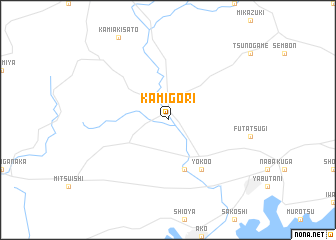 map of Kamigōri