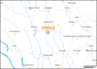 map of Kamigō